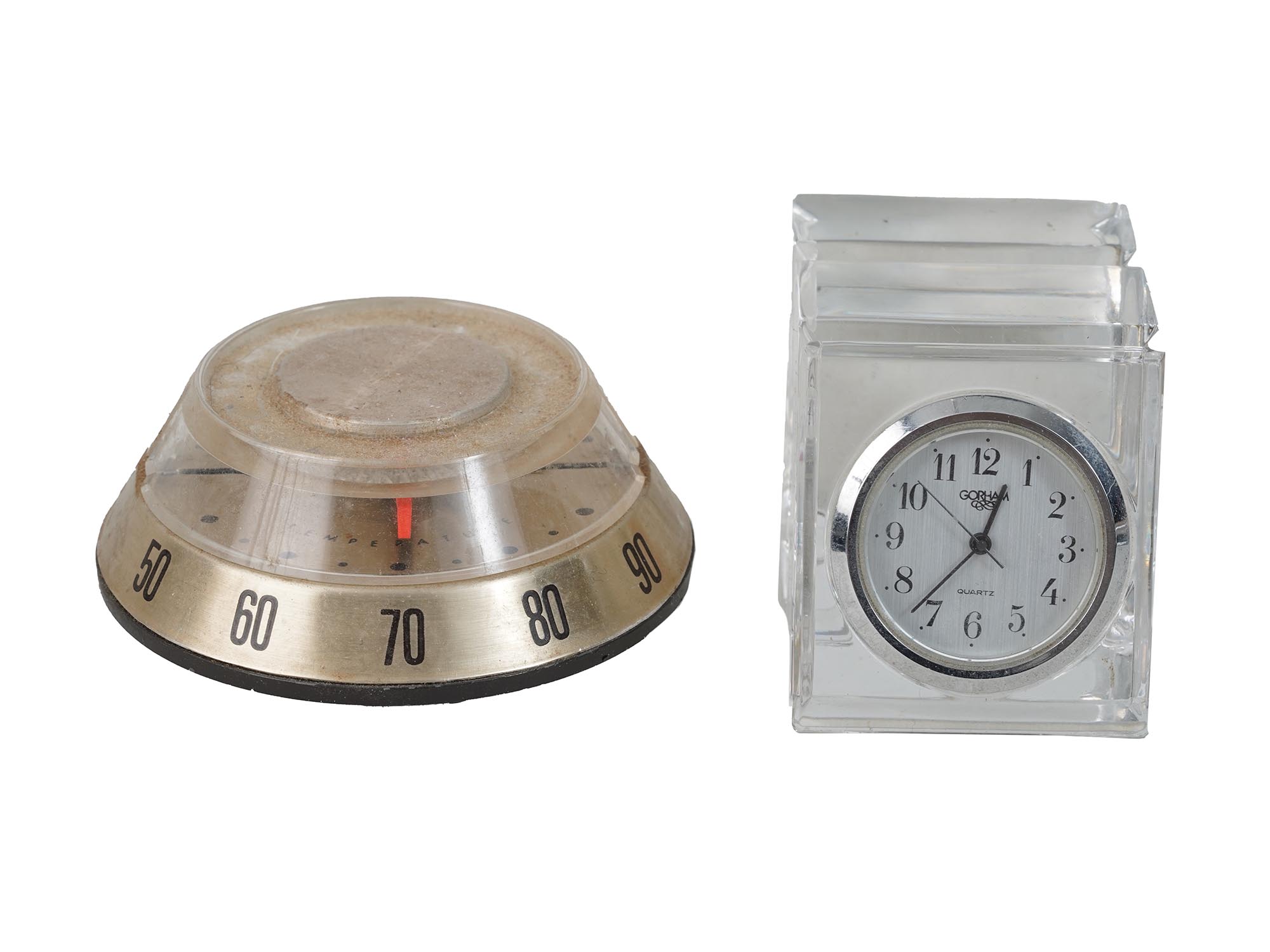 COLLECTION OF FIVE VINTAGE ALARM TABLE CLOCKS PIC-3